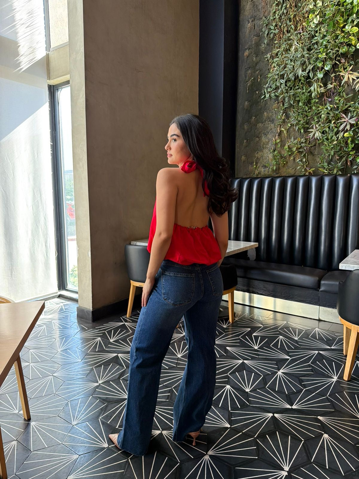 Blusa Halter Bombacha