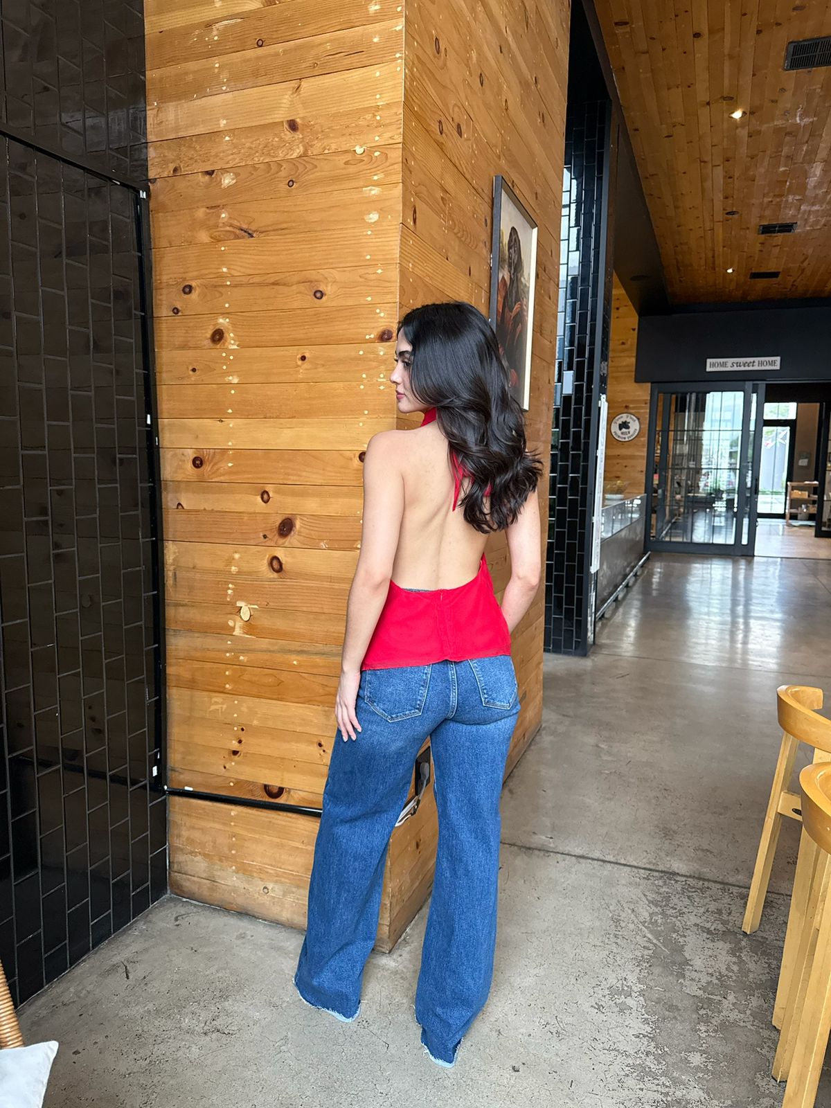 Blusa Halter Gargantilla