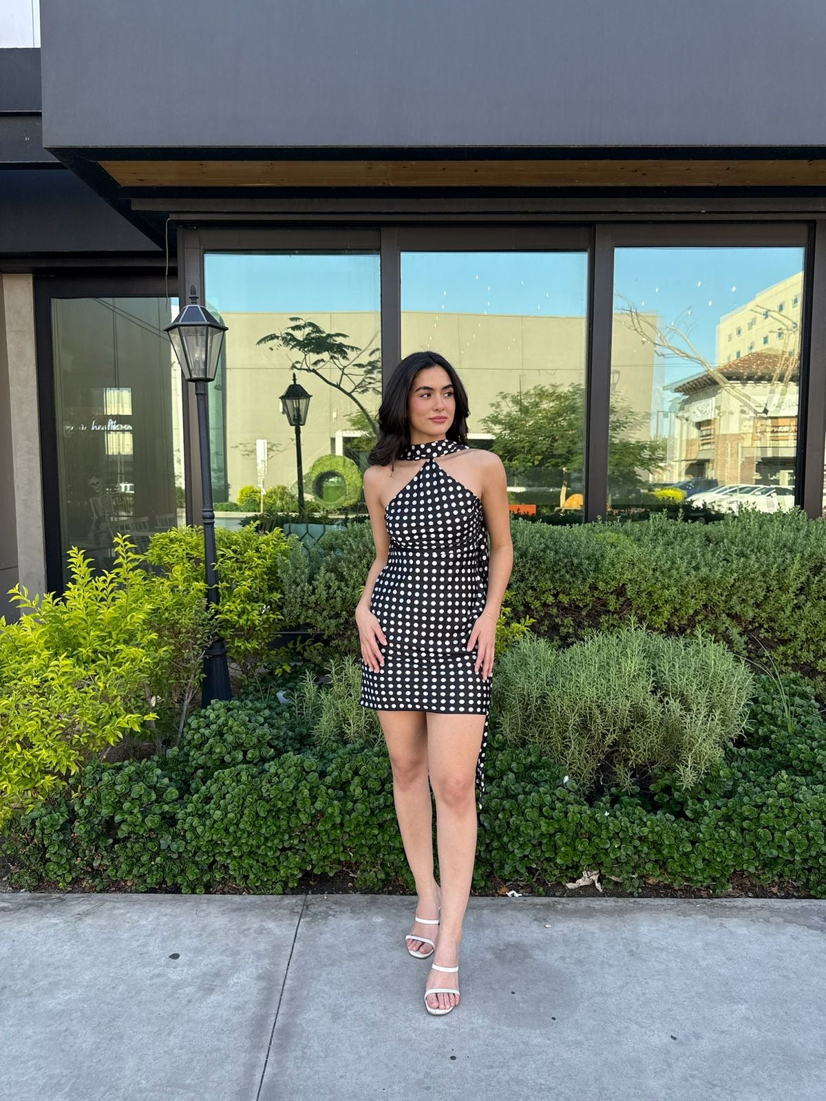 Vestido Dots Halter / Mascada