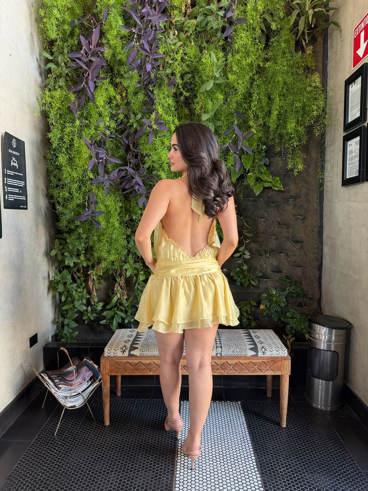 Vestido Bombacho Amarillo