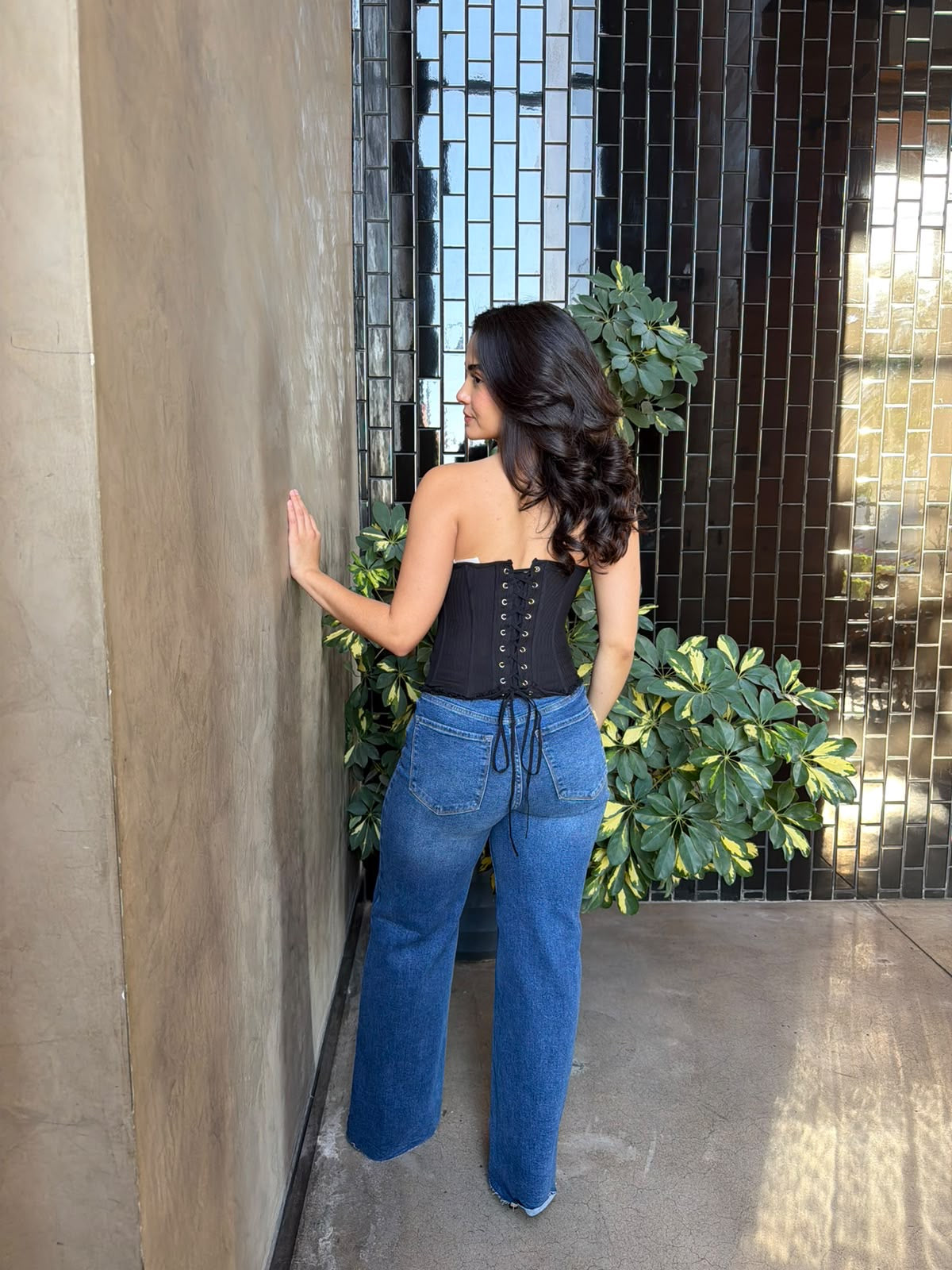 Corset Strapless Mesh