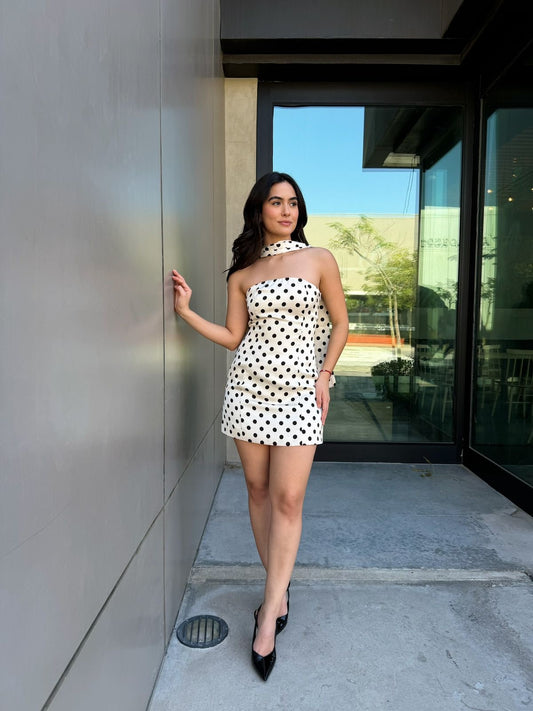 Vestido Dots con Mascada