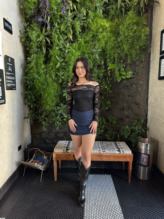 Body Encaje a los Hombros